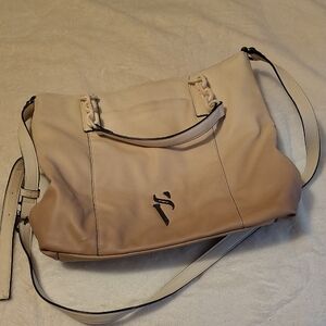Simply Vera Vera Wang Cream and Tan Shoulder Bag